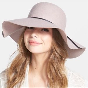 NWT BP Nordstrom Dusty Rose Felt Floppy Hat